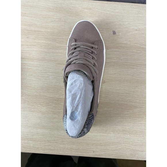 Naturalizer Gray Leather Python Snakeskin Shoes Sneakers size 7 NWT - Picture 11 of 12